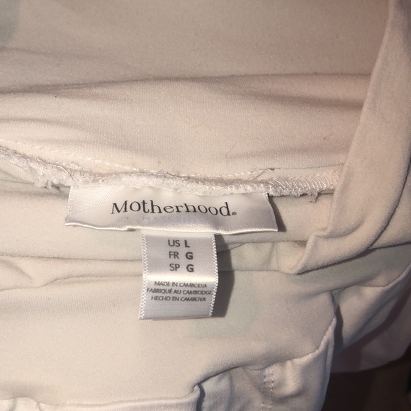 🤰Maternity White Crop Pants🤰 - Picture 6 of 14